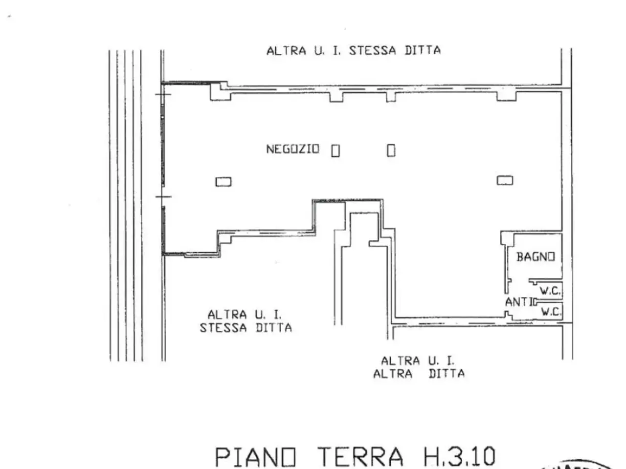 Negozio in Via Erizzo 19, Valdobbiadene, {3} - Planimetria 1
