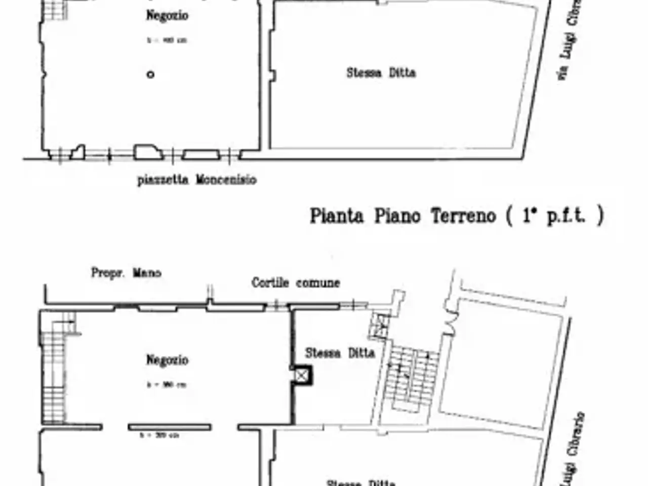 Negozio in Via Luigi Cibrario 91, Torino, {3} - Planimetria 1