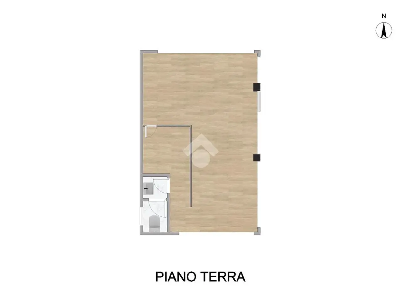 Negozio in Piazza Italia 10, Manerbio, {3} - Planimetria 1