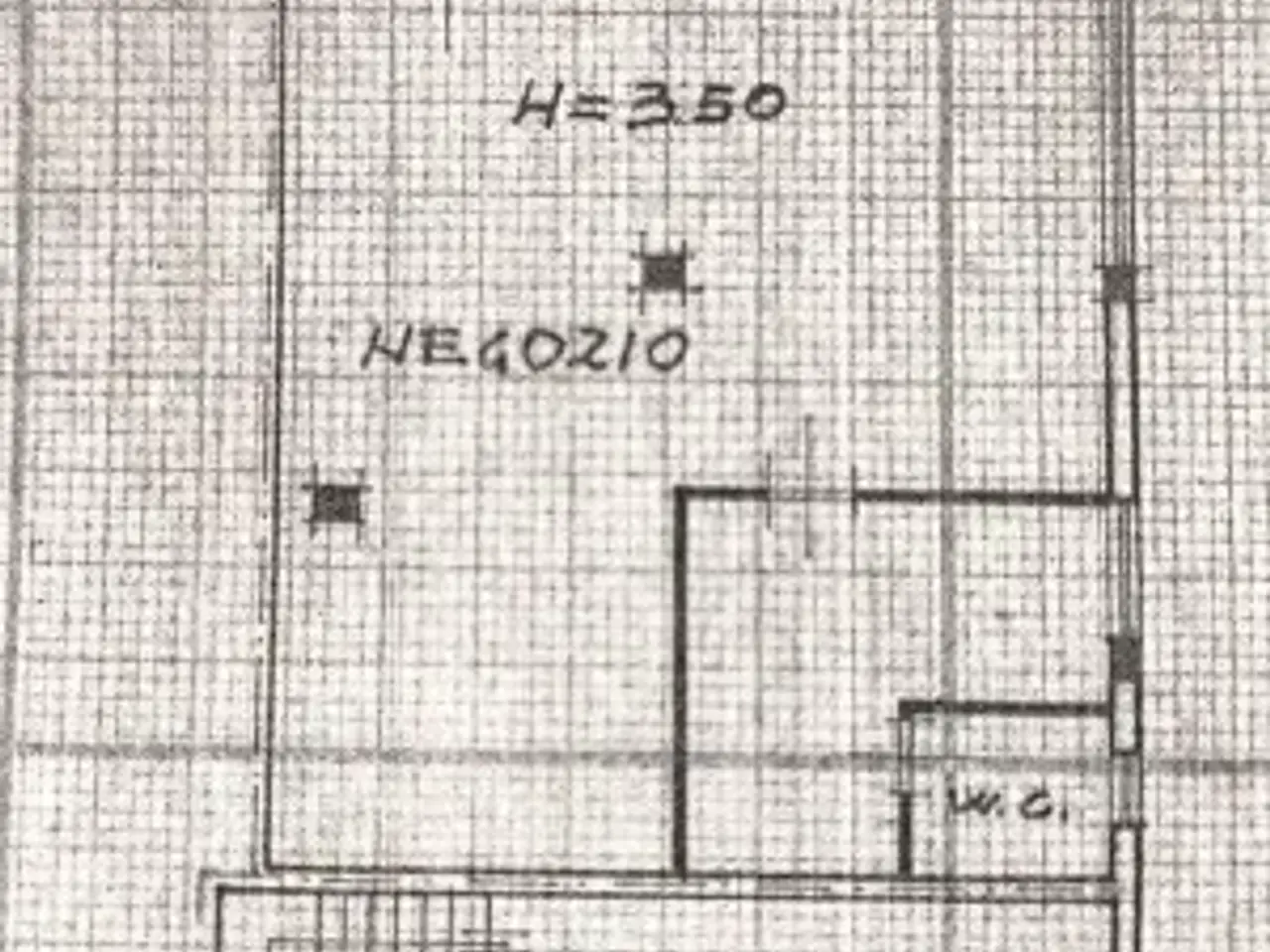 Negozio in Via Cesare Battisti, Gazzaniga, {3} - Planimetria 1