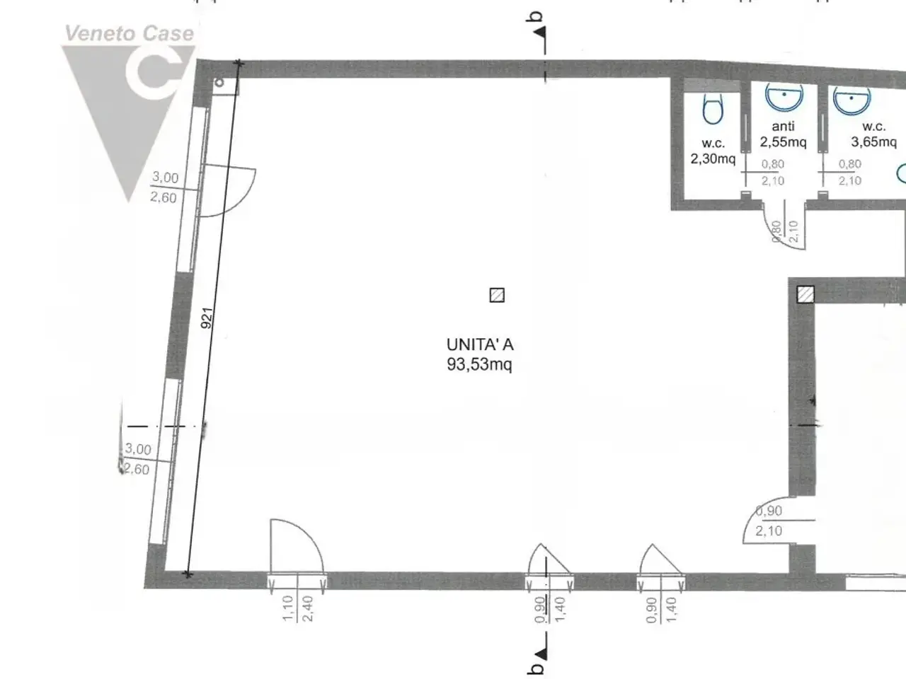 Bar in Via Gauslino, Piove Di Sacco, {3} - Planimetria 1