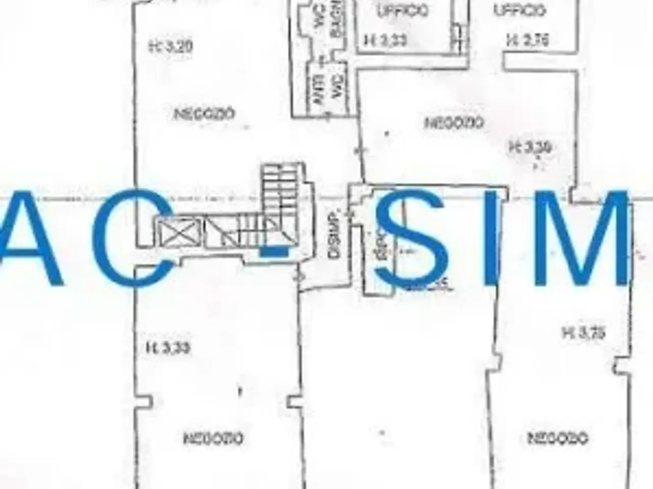 Ristorante in Piazza di San Giovanni 1, Firenze, {3} - Planimetria 1