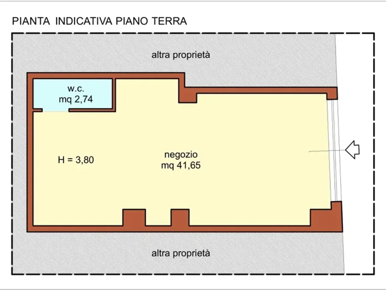 Negozio in , Carrara, {3} - Planimetria 1
