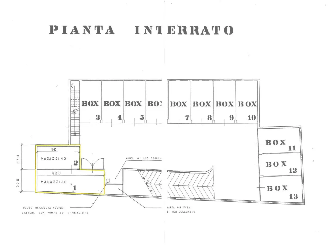 Magazzino in Via Fratelli Macario 13, Rivoli, {3} - Planimetria 1