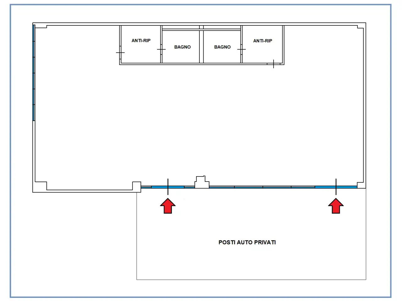 Negozio in Via Orzinuovi, Brescia, {3} - Planimetria 1