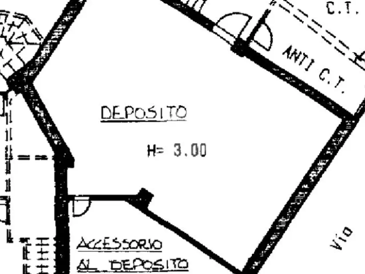 Magazzino in Via Viterbo 157, Torino, {3} - Planimetria 1