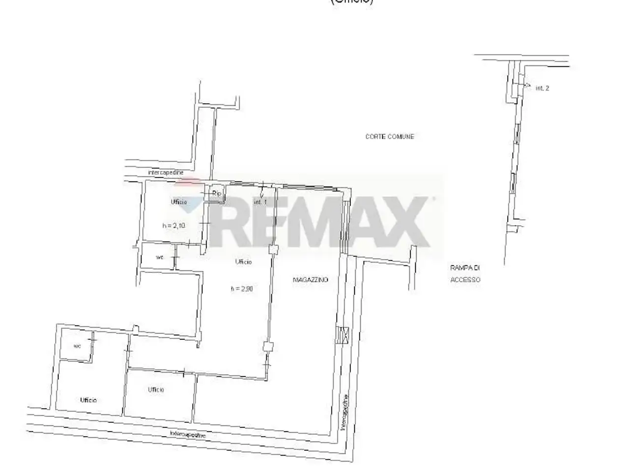 Ufficio in Via Lagonegro, Roma, {3} - Planimetria 1