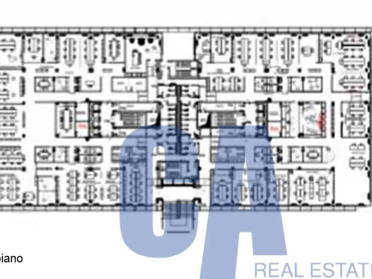 Ufficio in Viale Sarca, Milano, {3} - Planimetria 1