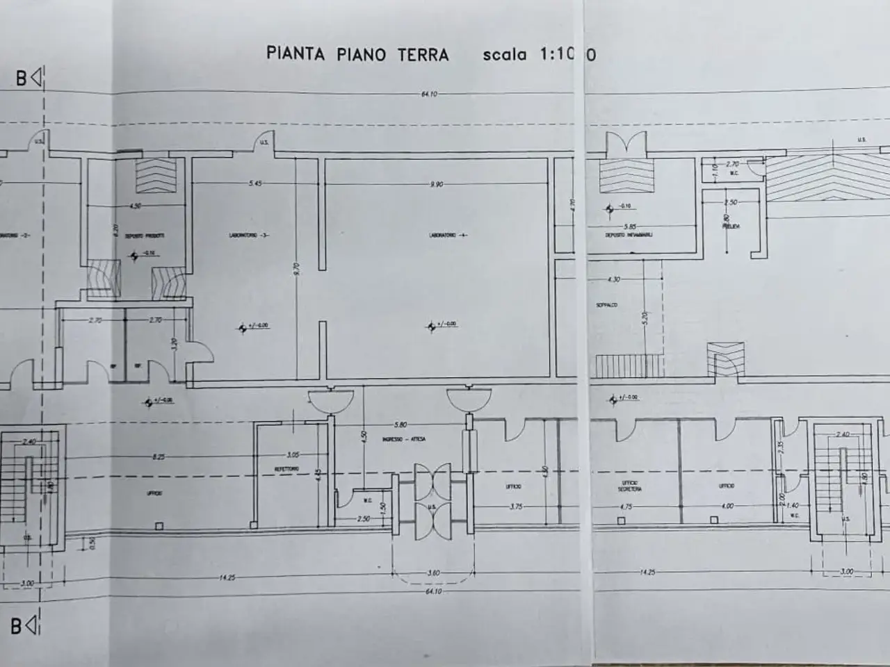 Capannone in , Santa Croce Sull'Arno, {3} - Planimetria 1