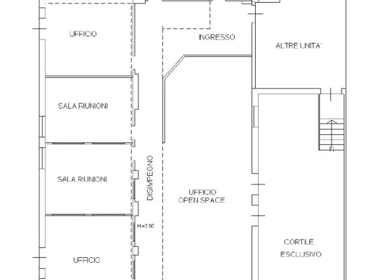 Ufficio in Via Pana, Noventa Padovana, {3} - Planimetria 1