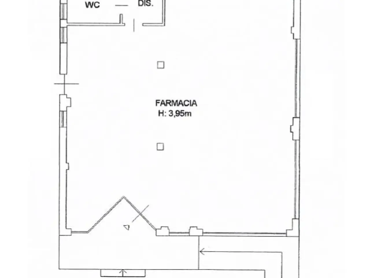 Negozio in Viale Europa 71, Crema, {3} - Planimetria 1