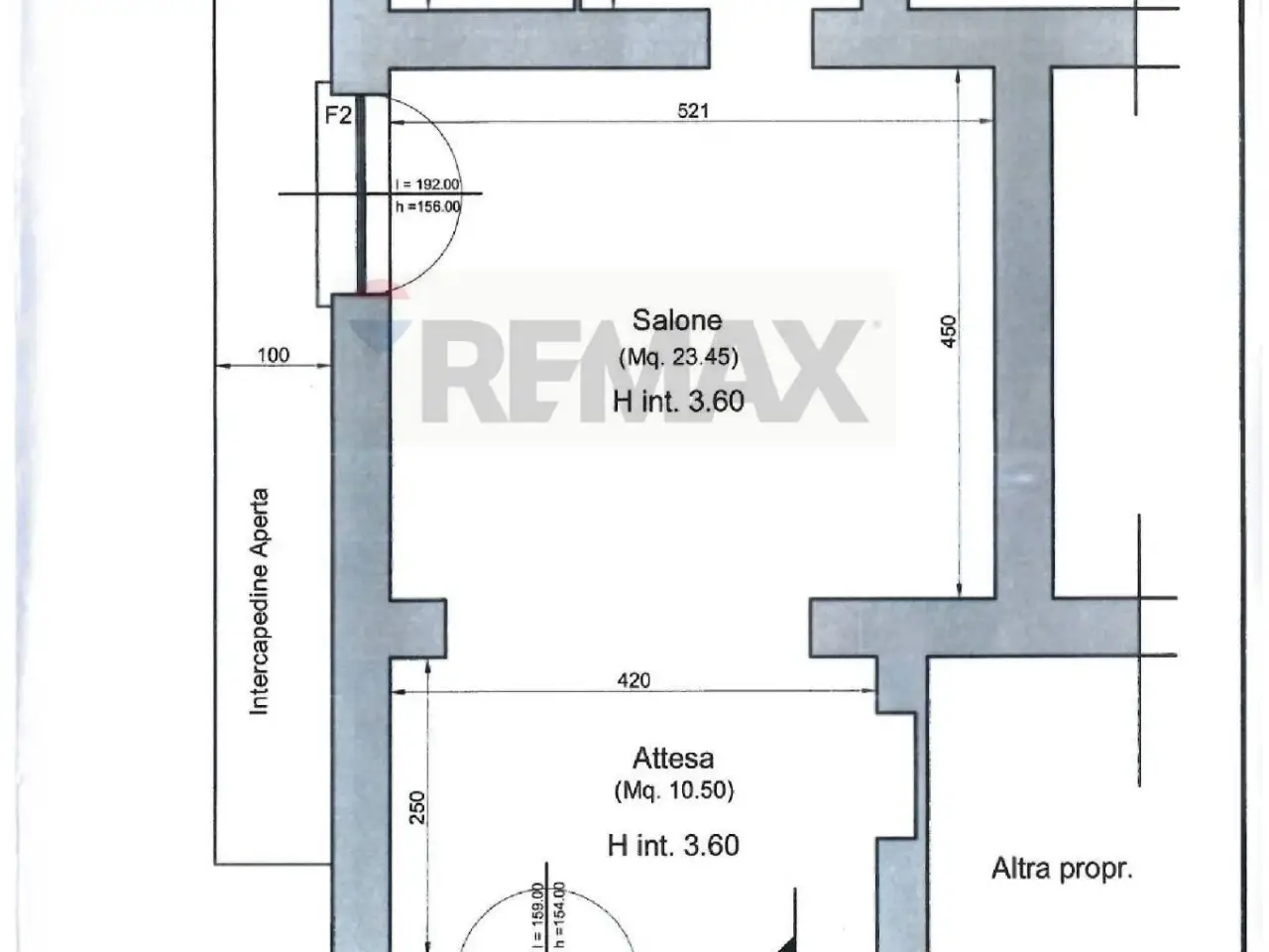 Negozio in Via Aurelia Tarquinia 18, Montalto Di Castro, {3} - Planimetria 1