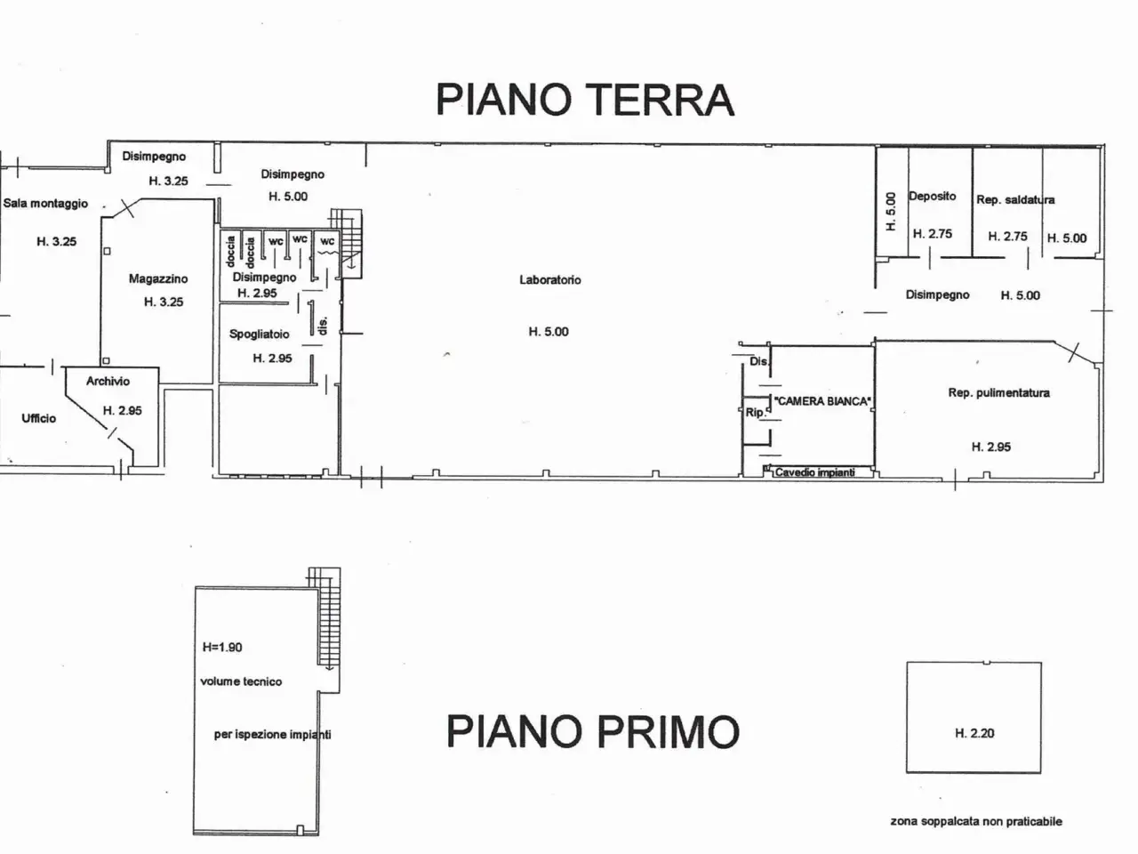 Capannone in , Altopascio, {3} - Planimetria 1