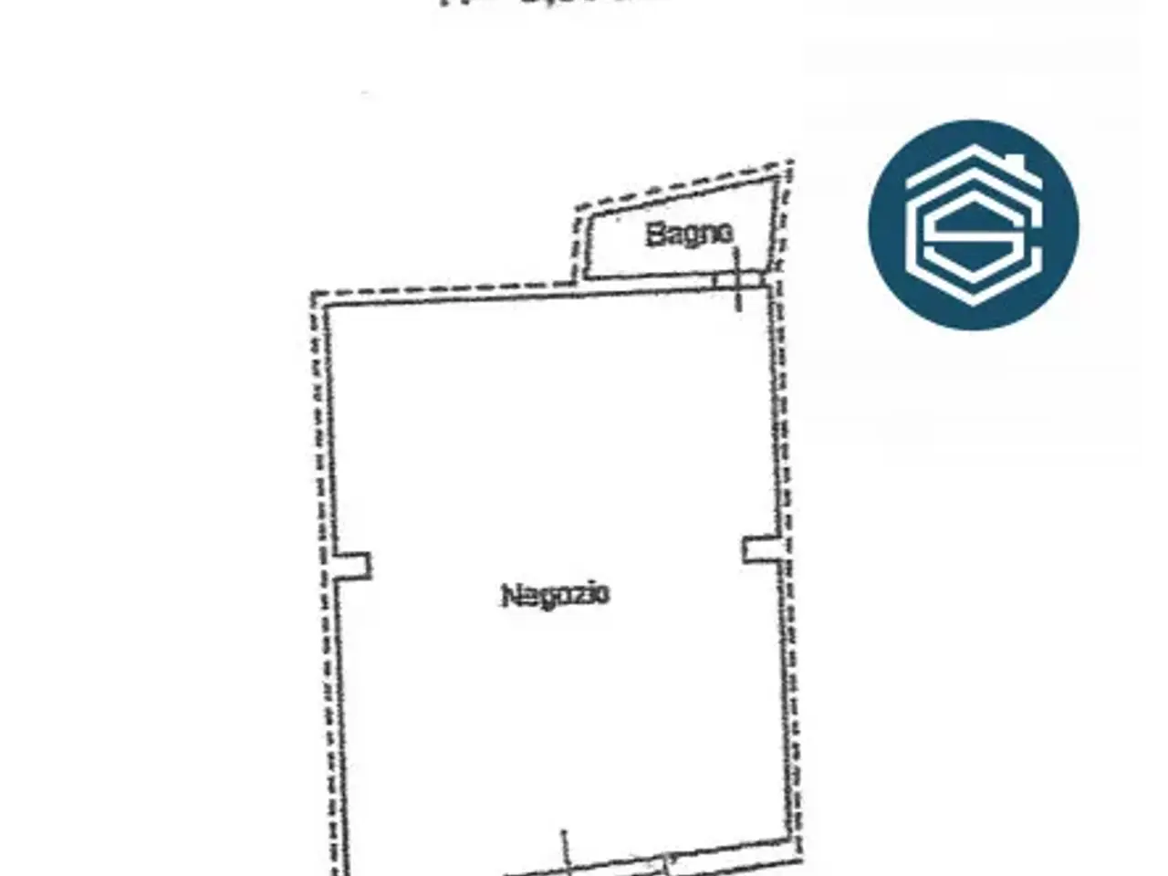 Negozio in Via Giacomo Puccini 1, Campi Bisenzio, {3} - Planimetria 1