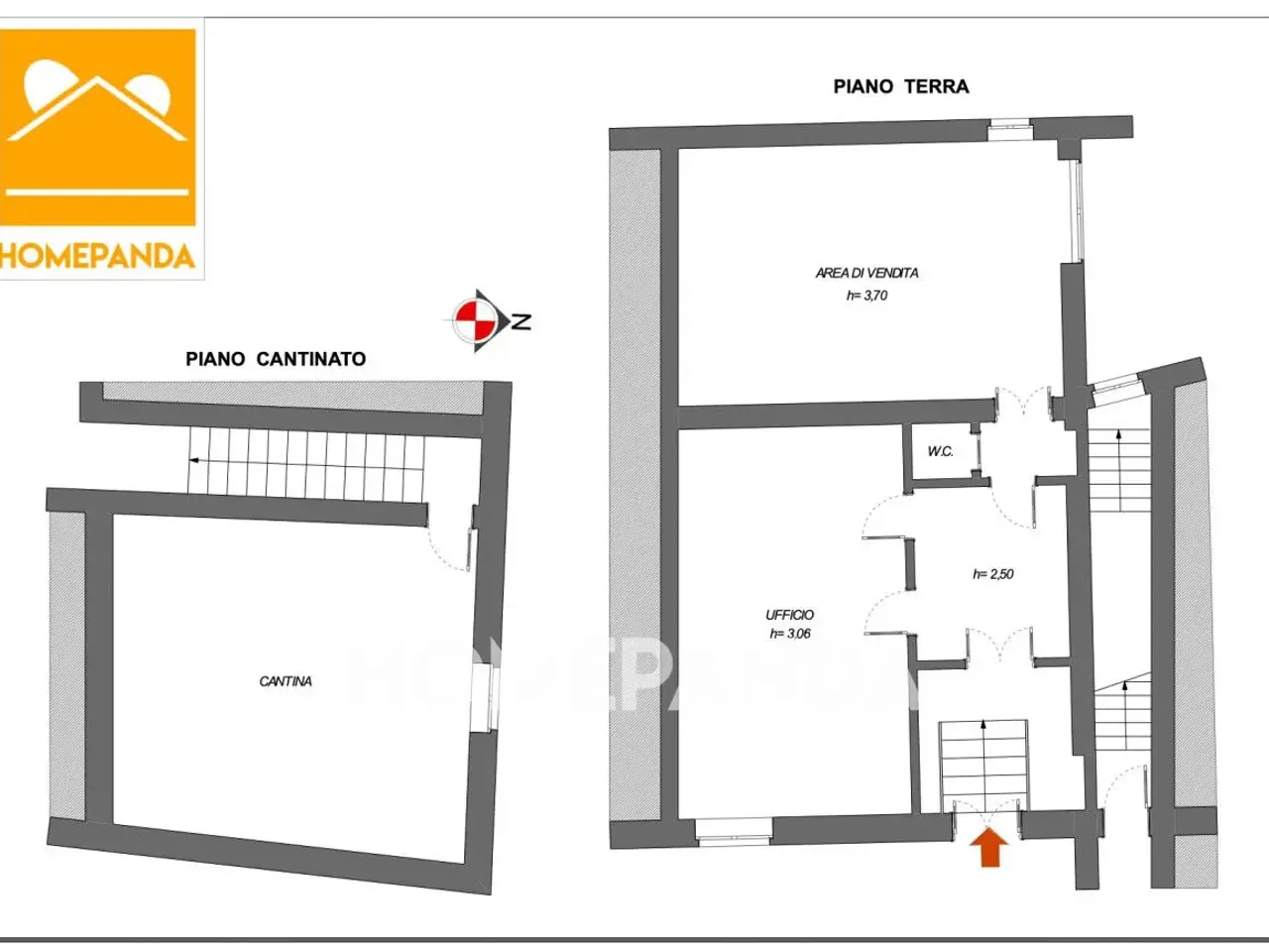 Negozio in Via Giovanni De Maria 4, Chieri, {3} - Planimetria 1
