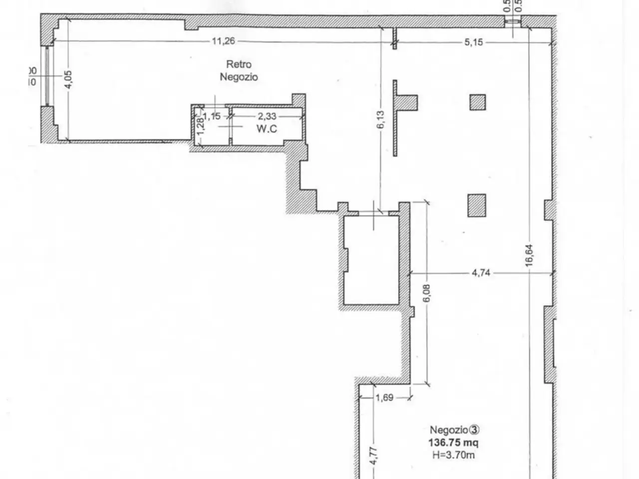 Negozio in Via Carlo Maratta, Ancona, {3} - Planimetria 1
