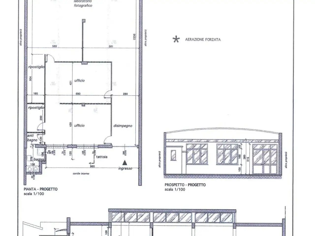 Laboratorio in Via Monte Cimone 19, Torino, {3} - Planimetria 1