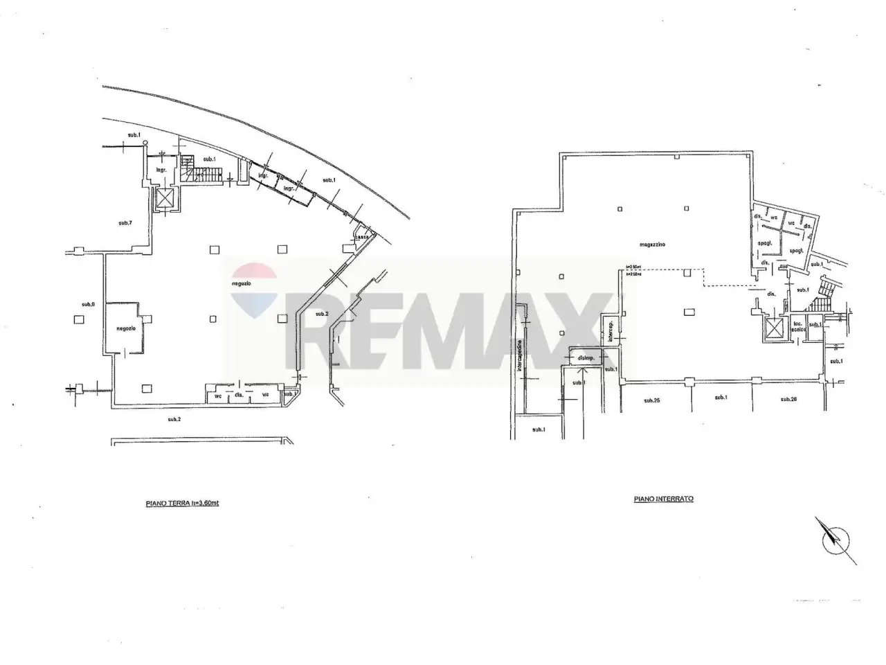Negozio in Via Provinciale 2, Lallio, {3} - Planimetria 1