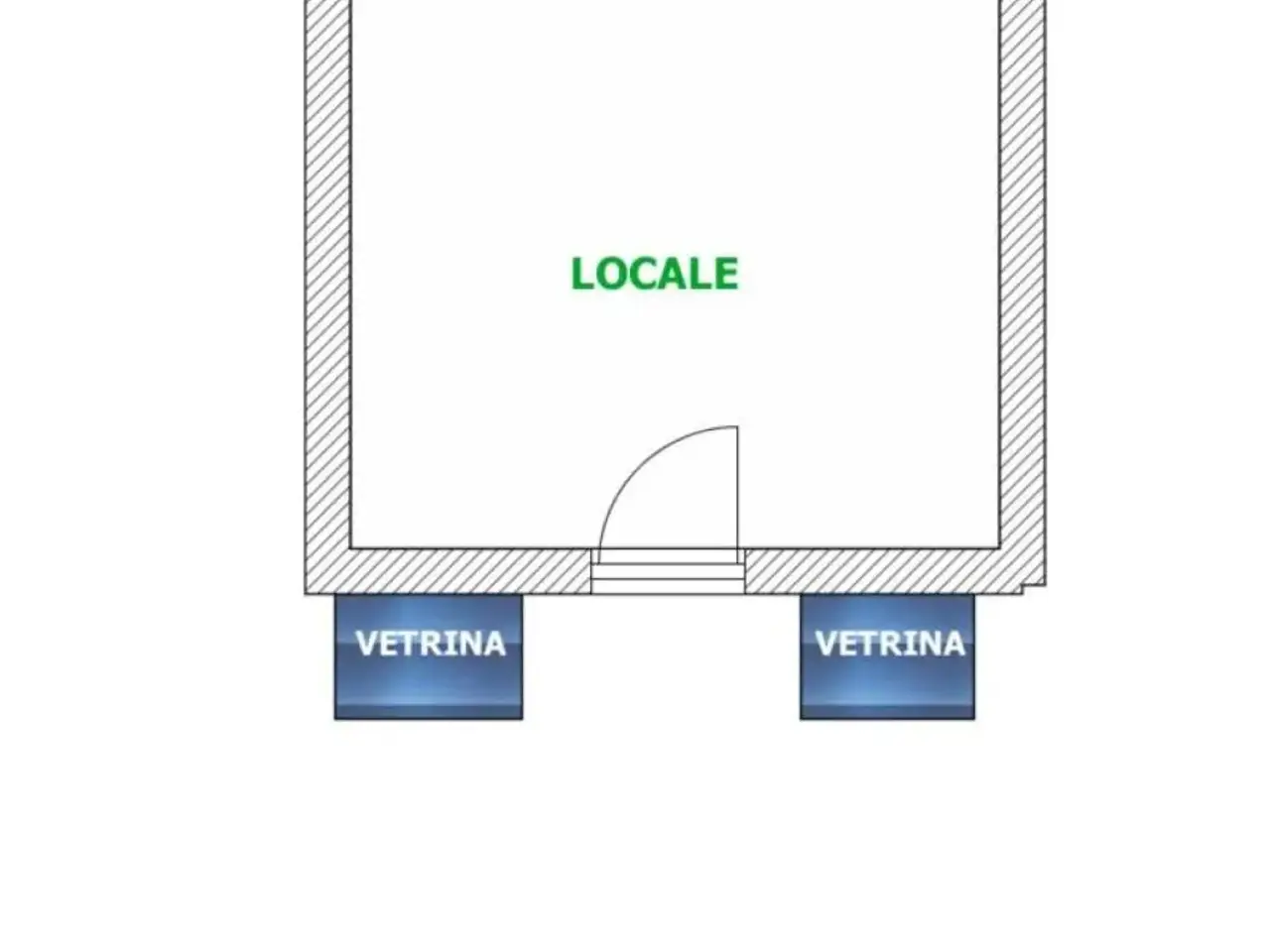 Locale commerciale in affitto, Corso Vittorio Emanuele 70c, Napoli - Planimetria 1