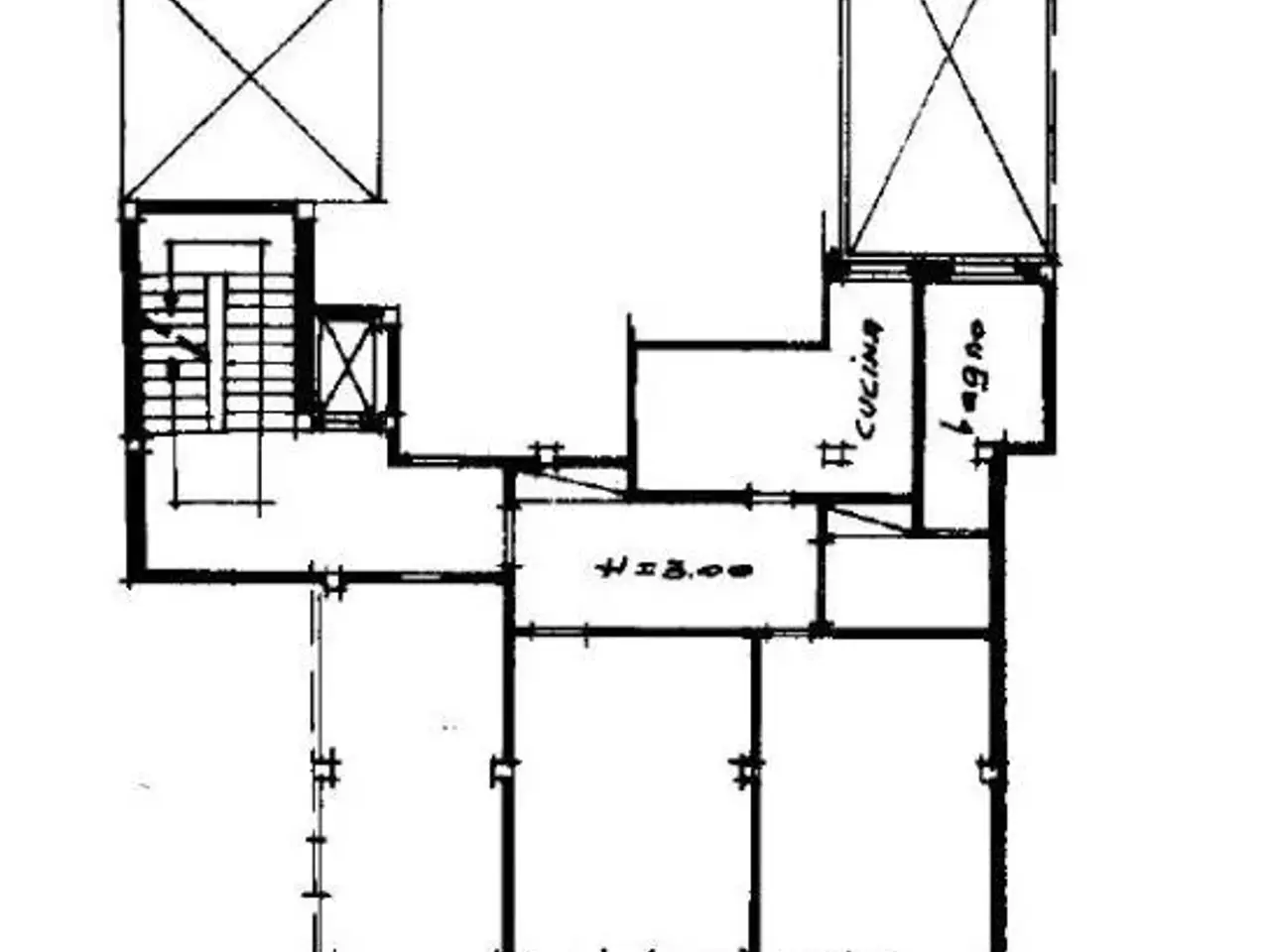 Trilocale in vendita, Borgo Giacomo Tommasini, Parma - Planimetria 1