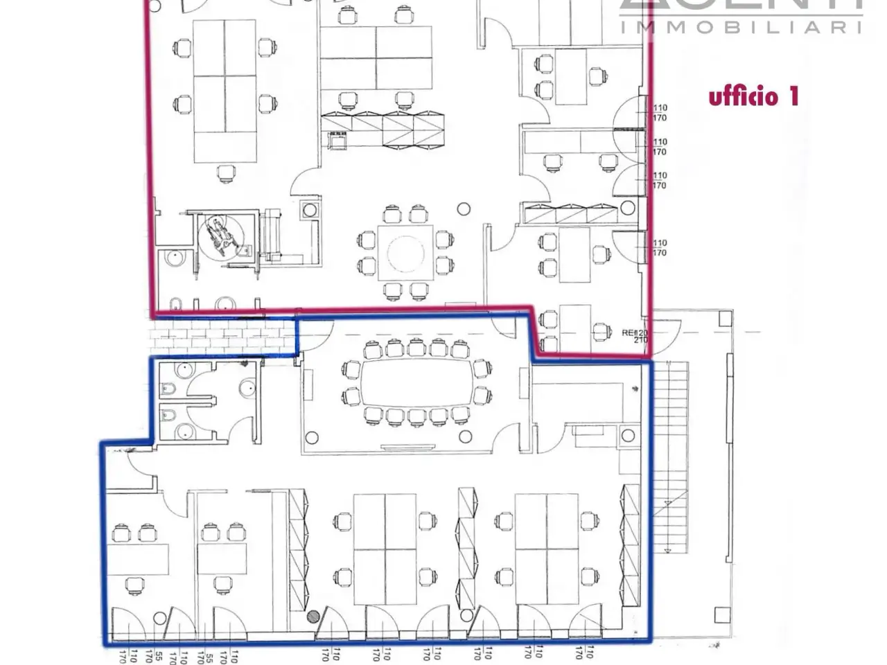 Ufficio in Via Monte Baldo 8, Villafranca Di Verona, {3} - Planimetria 1