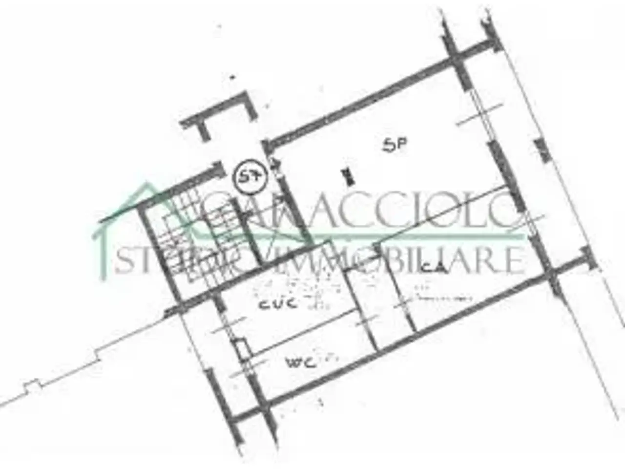 Bilocale in affitto, Via 4 Novembre 1a, Bollate - Planimetria 1