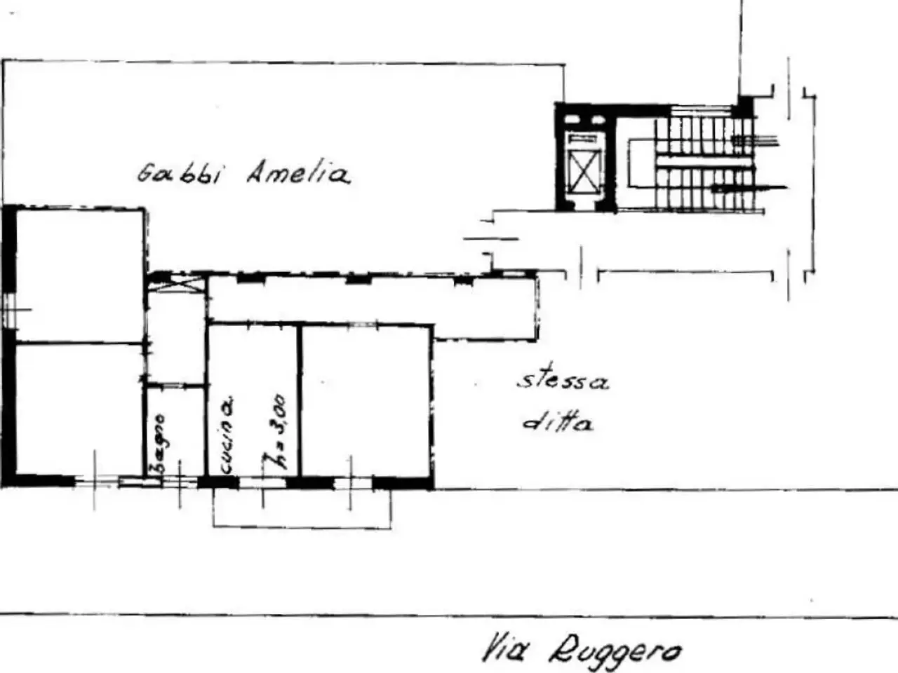 Trilocale in vendita, Via Ruggero da Parma, Parma - Planimetria 1