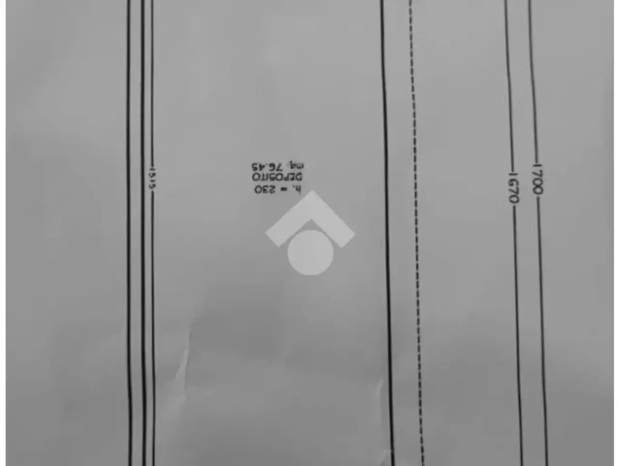 Negozio in Via Leonardo da Vinci, Meldola, {3} - Planimetria 1