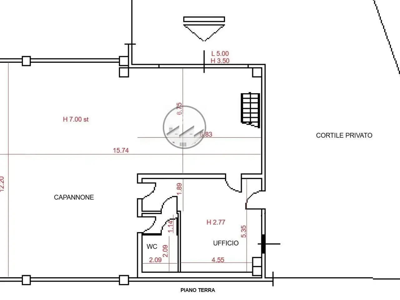 Capannone in Via Vigentina 192, Pavia, {3} - Planimetria 1