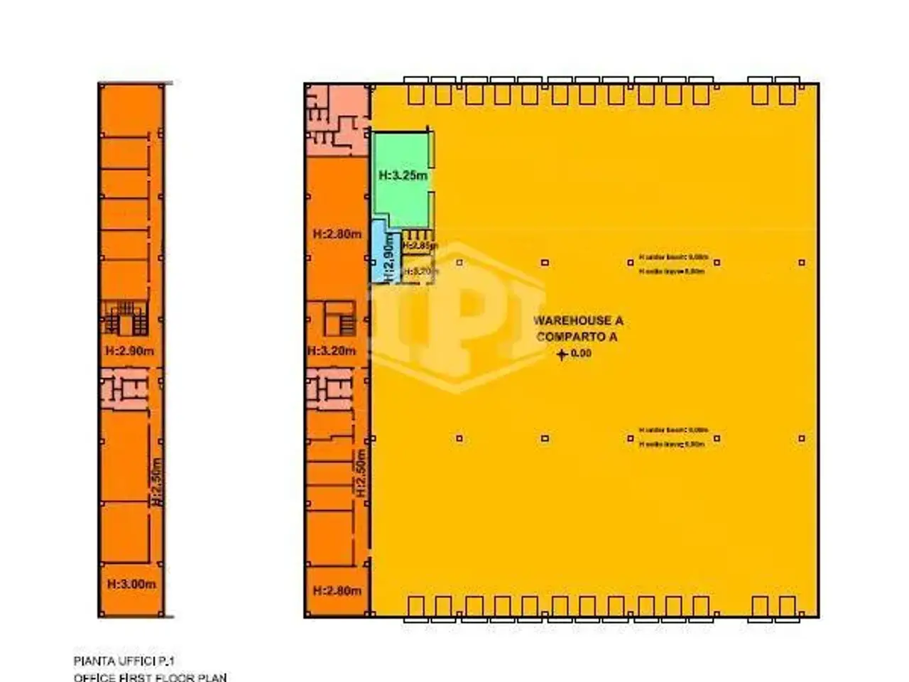Capannone in Via Sandro Pertini 7, Carpiano, {3} - Planimetria 1