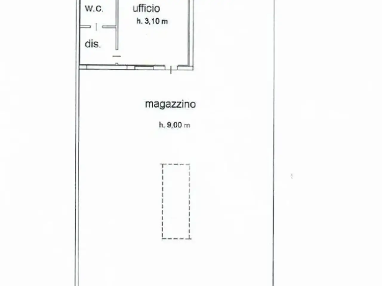 Capannone in Via Alcide De Gasperi, Gorlago, {3} - Planimetria 1