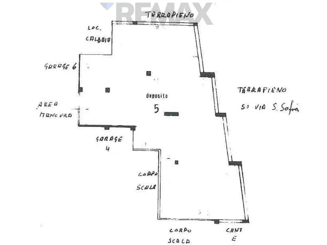 Negozio in Via della Sorgiva Snc, Catania, {3} - Planimetria 1