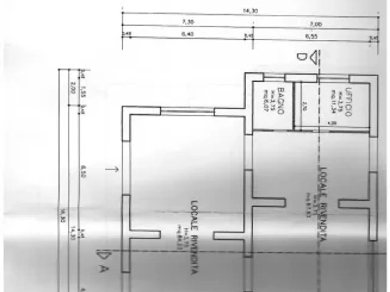 Negozio in Via Scaffa, Arpino, {3} - Planimetria 1