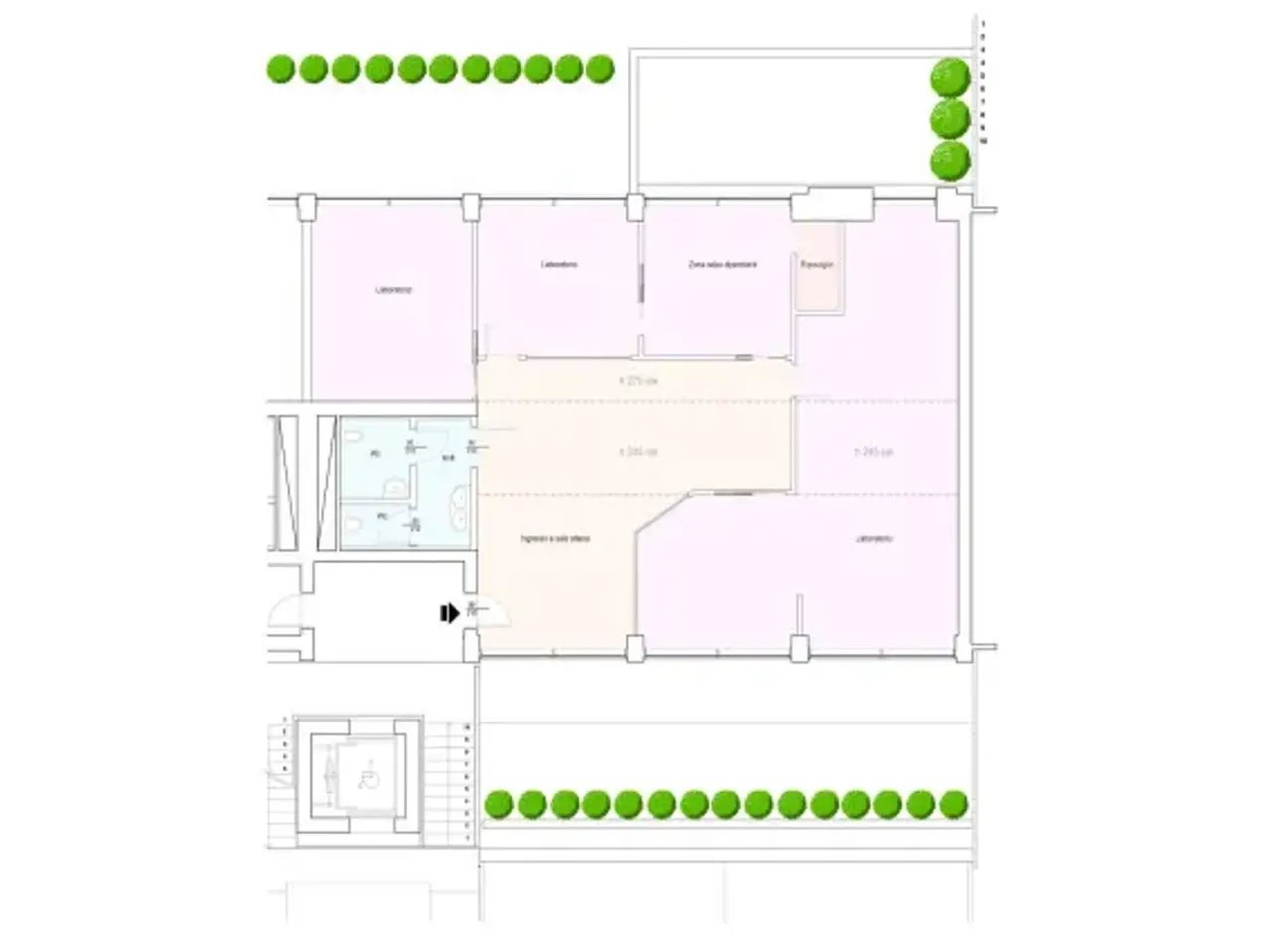 Ufficio in Via Rieti 4, Brescia, {3} - Planimetria 1
