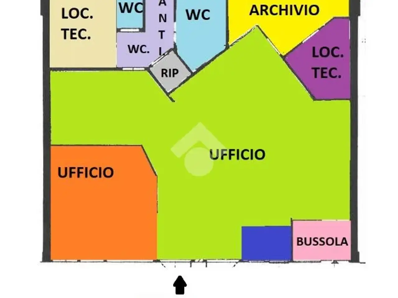 Ufficio in Via Maria Bensi 63, Alessandria, {3} - Planimetria 1