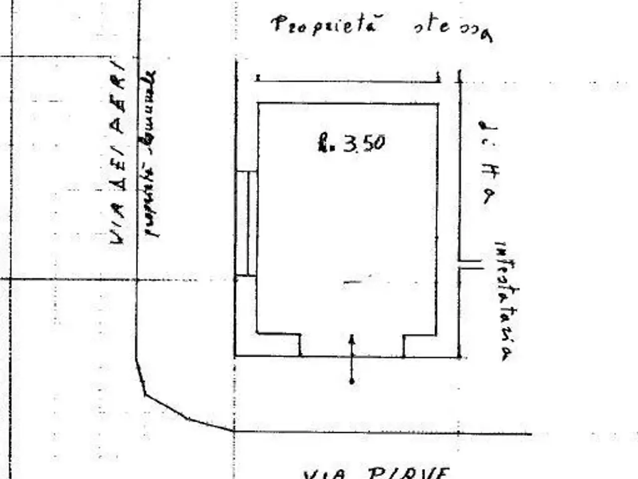 Palazzina commerciale in Via Piave 52, Aprilia, {3} - Planimetria 1