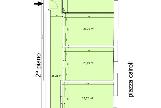 Büro in Piazza Cairoli 5, Brindisi - Foto 1