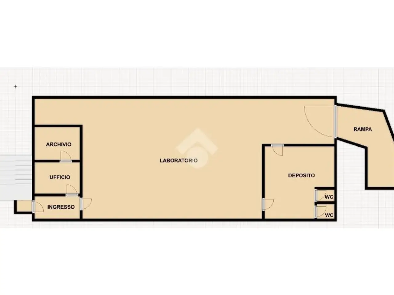 Capannone in Via Borgo Olcese 8, Cividate Camuno, {3} - Planimetria 1