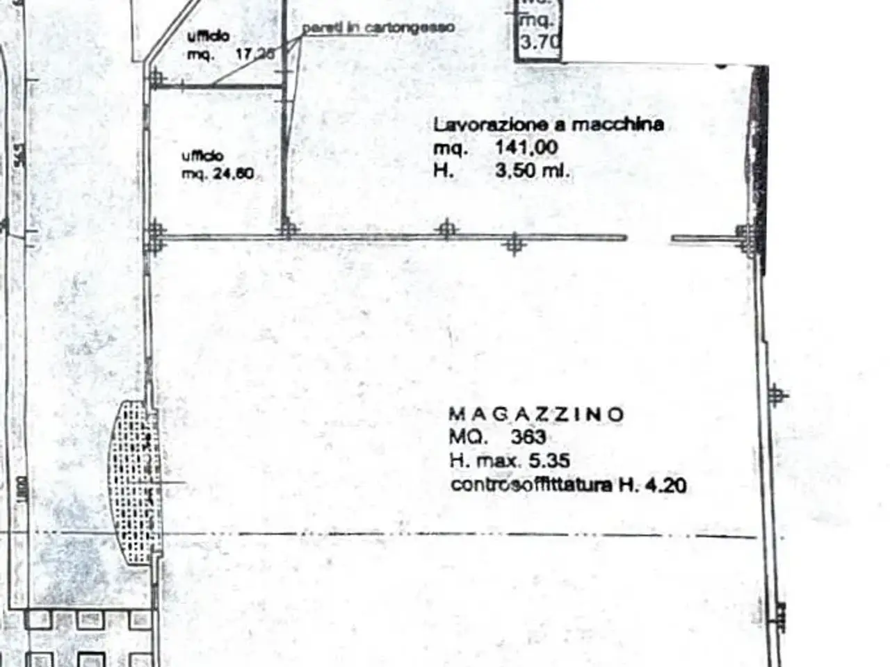 Capannone in Viale Etruria 15, Cascina, {3} - Planimetria 1