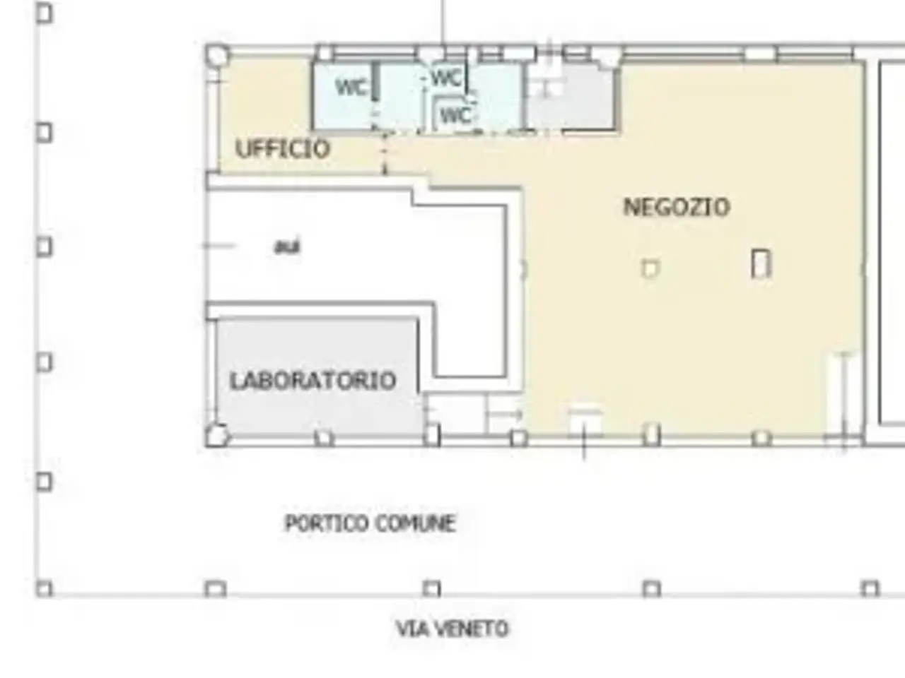 Negozio in Via Vittorio Veneto 109, Brescia, {3} - Planimetria 1