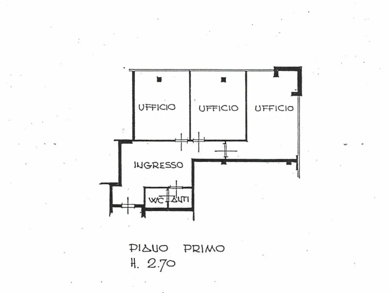 Ufficio in Via Noalese Sud 46, Pianiga, {3} - Planimetria 1