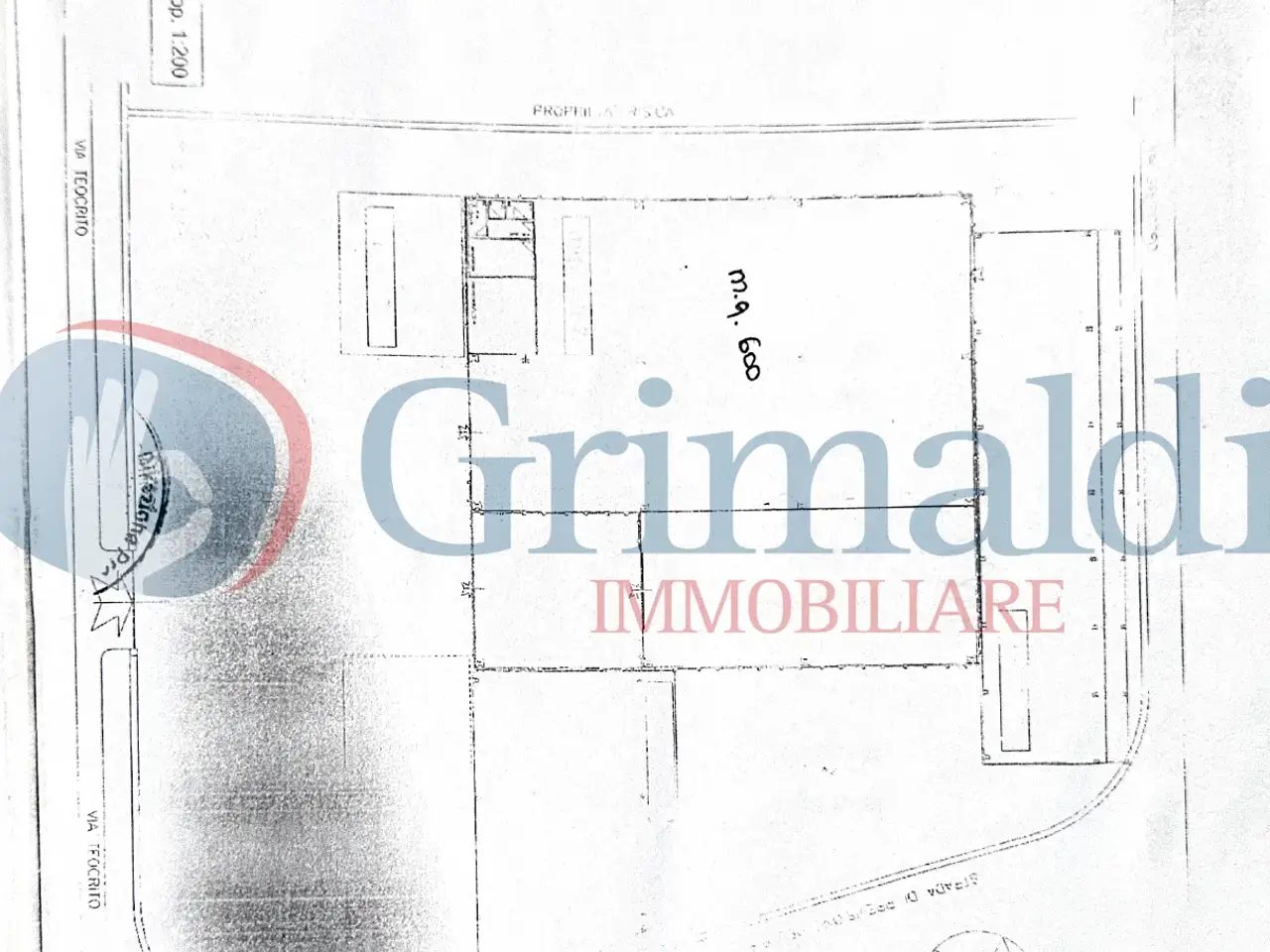 Esercizio commerciale in Via Teocrito  13, Saponara, {3} - Planimetria 1