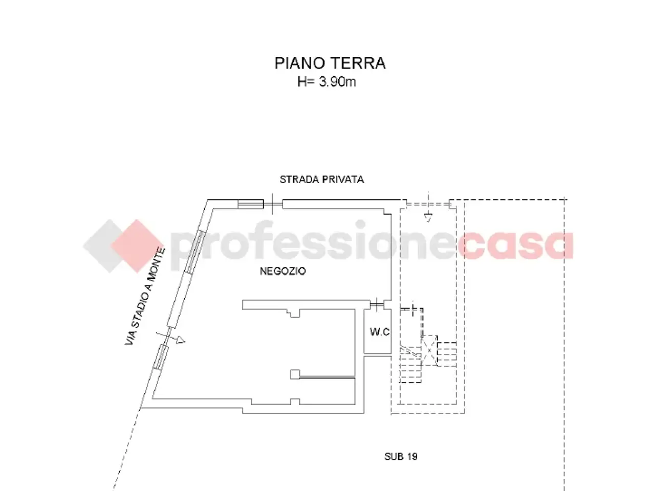 Negozio in Via Armando Segato 3, Reggio Calabria, {3} - Planimetria 1