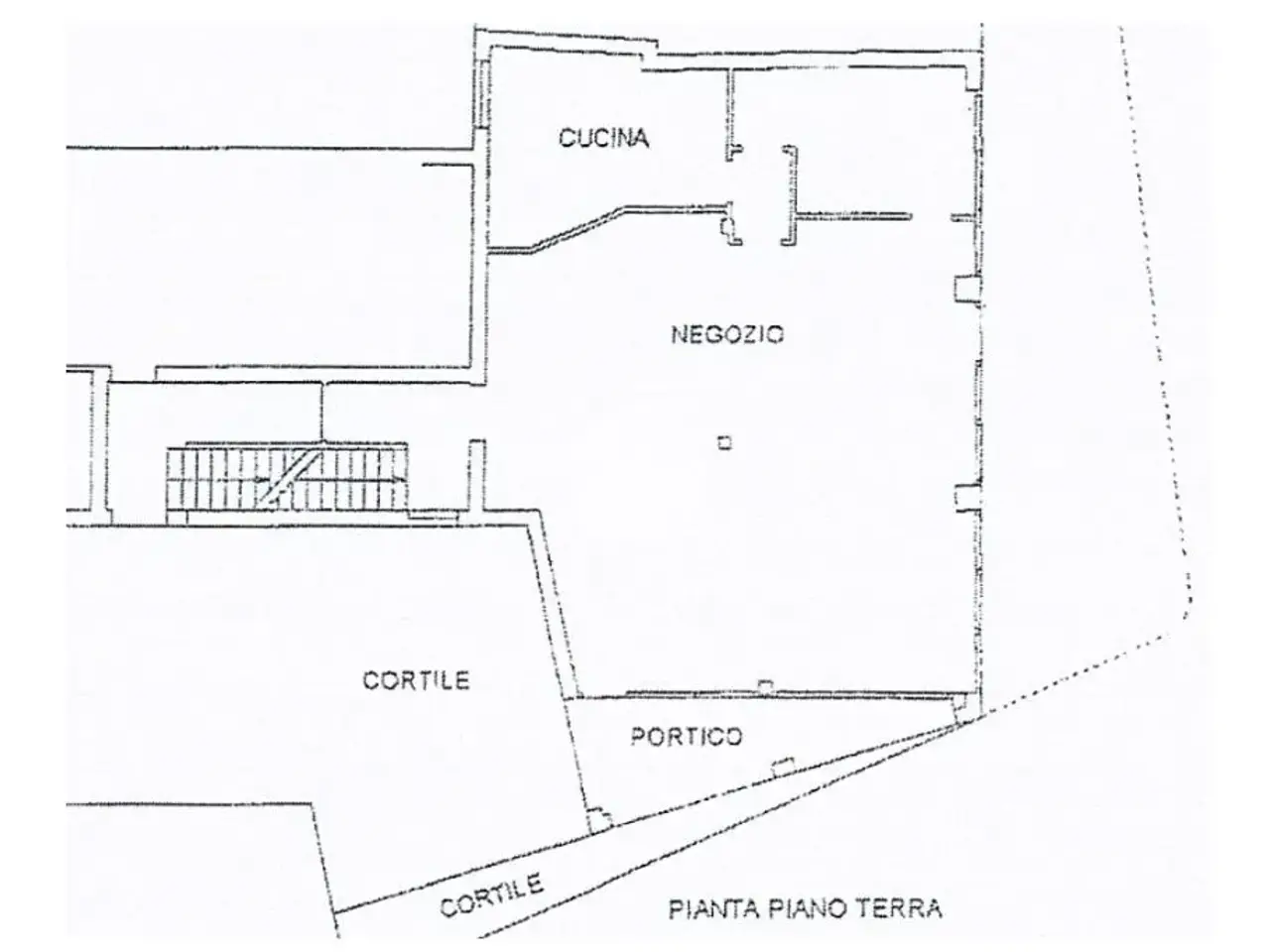 Negozio in Via Melegnano 2, Casaletto Lodigiano, {3} - Planimetria 1