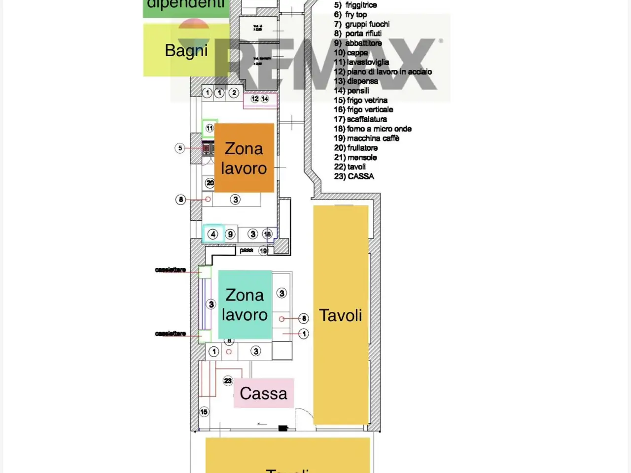 Esercizio commerciale in Via Asiago 28, Catania, {3} - Planimetria 1