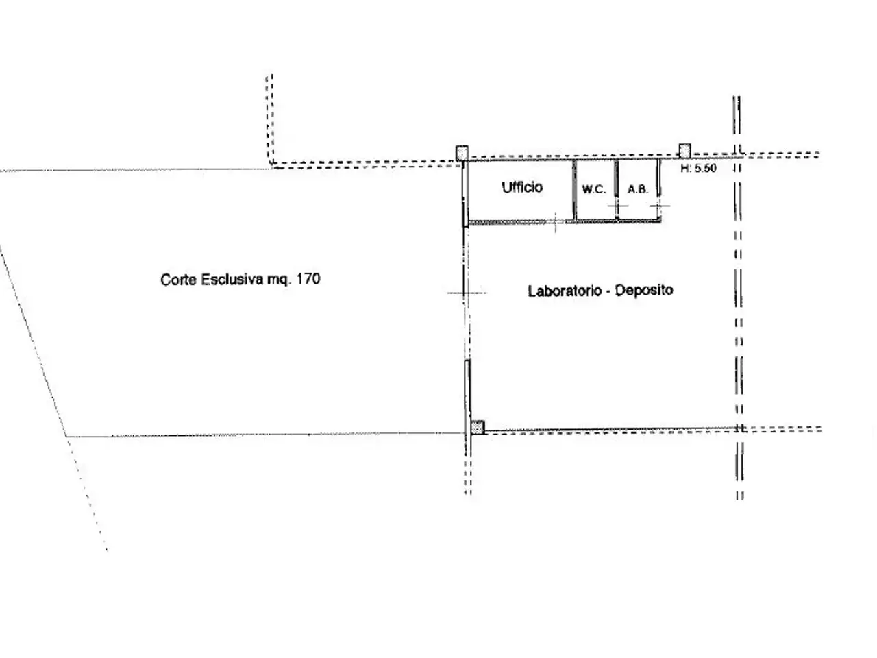 Capannone in Via Eugenio Montale, Montecassiano, {3} - Planimetria 1