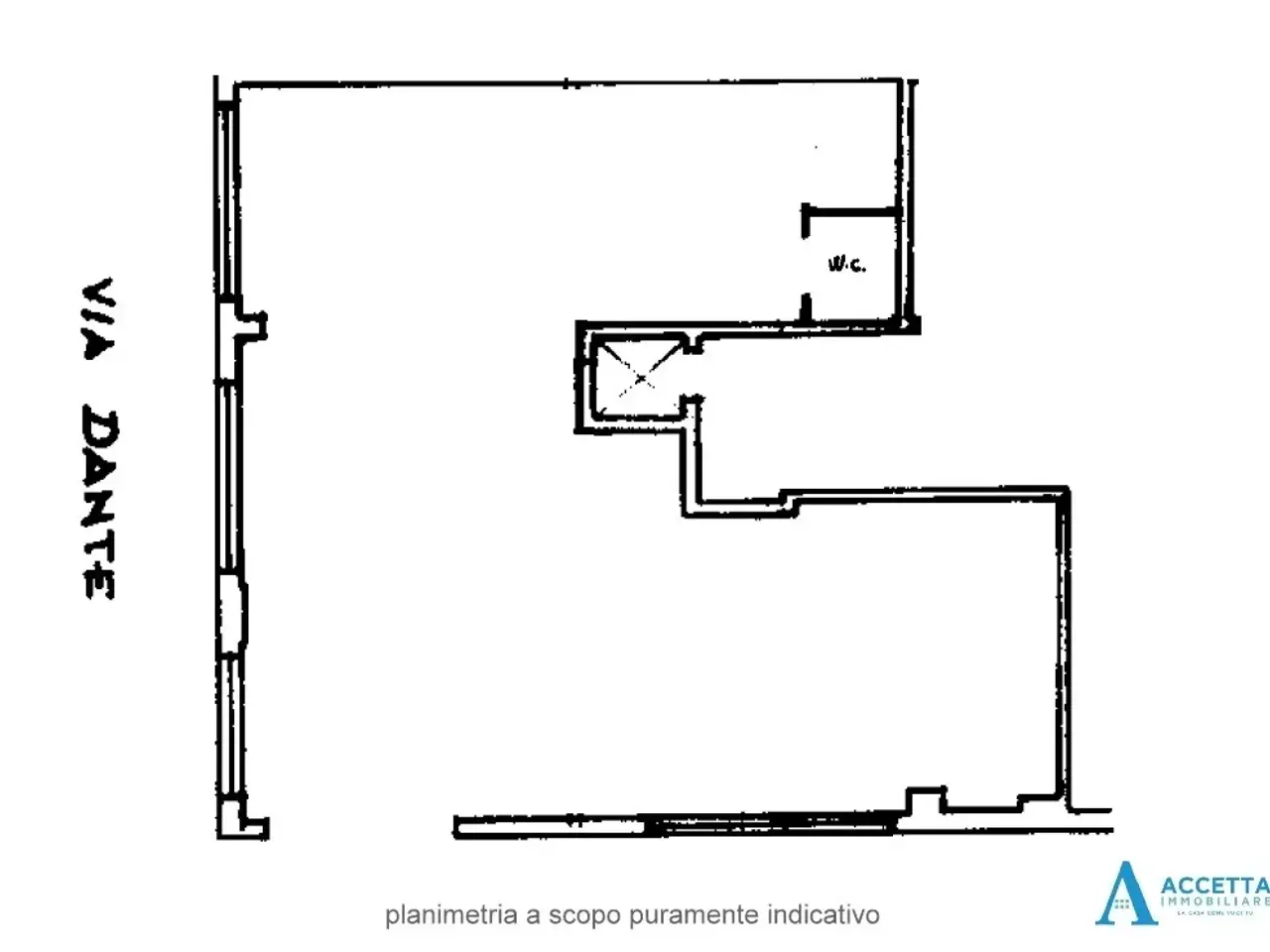 Negozio in Via Duca di Genova 50, Taranto, {3} - Planimetria 1