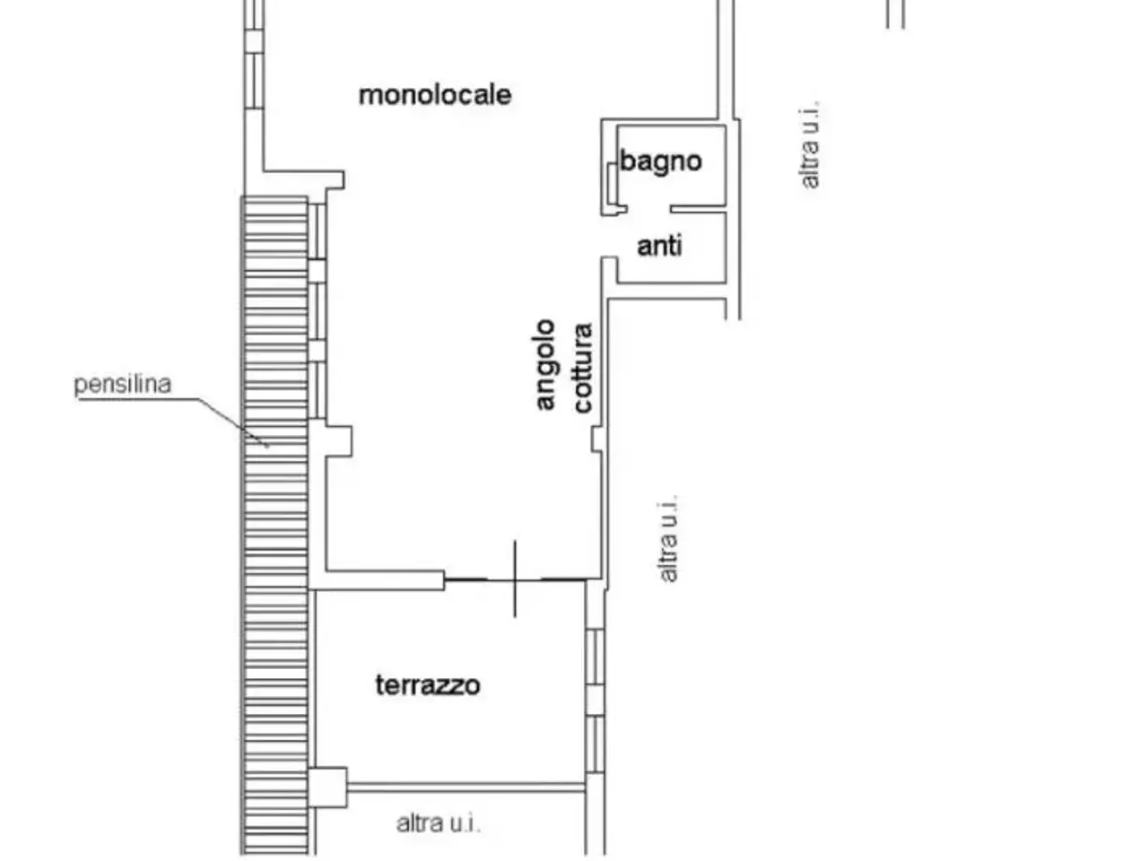 Monolocale in Via Nino Tavoni, Vignola - Planimetria 1