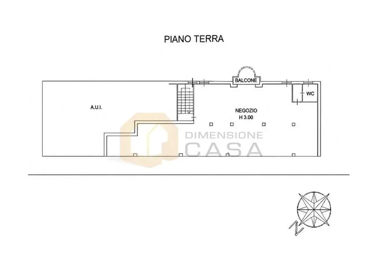 Negozio in Via Ugo La Malfa, Botticino, {3} - Planimetria 1