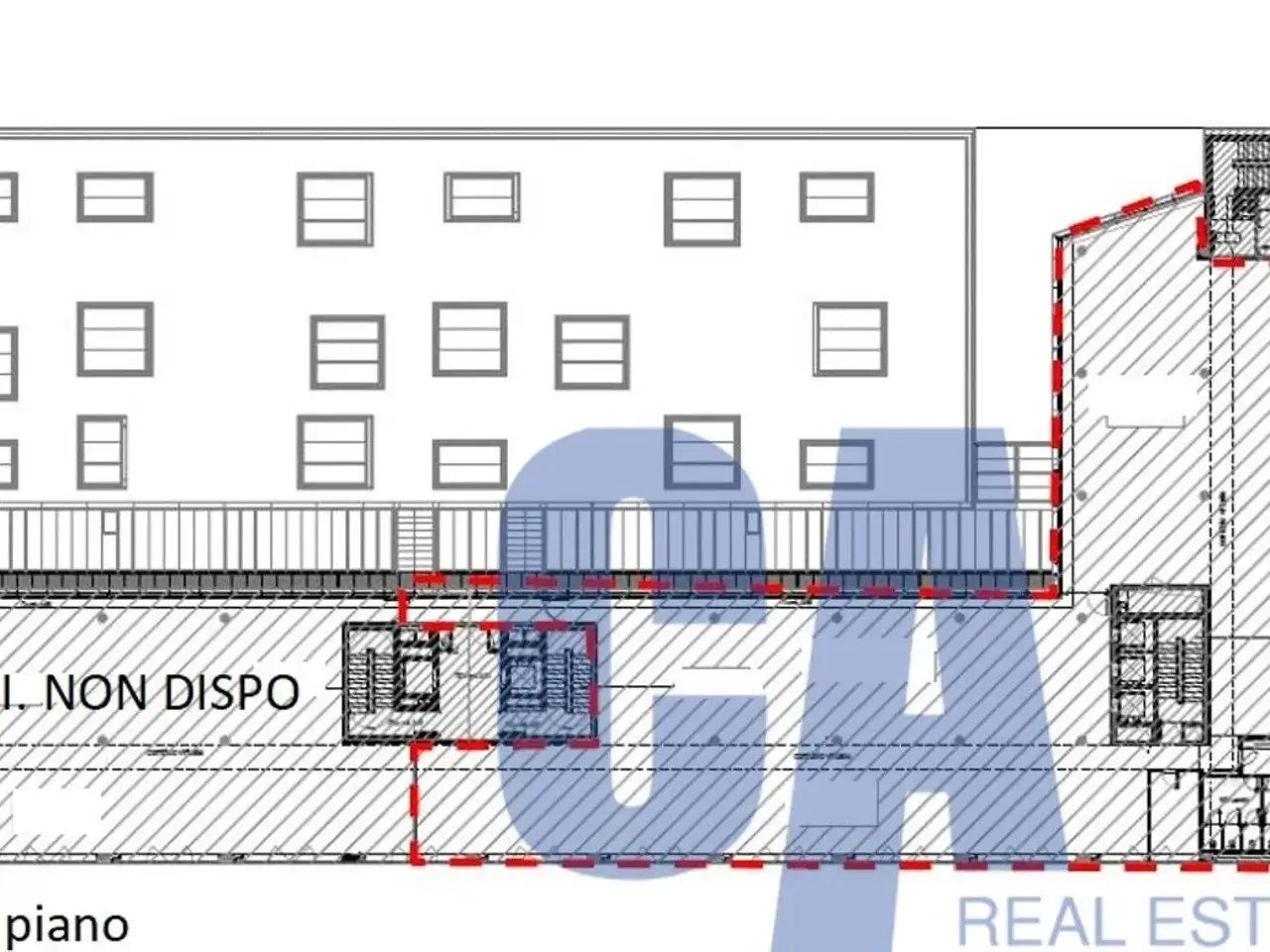 Ufficio in Viale Sarca, Milano, {3} - Planimetria 1